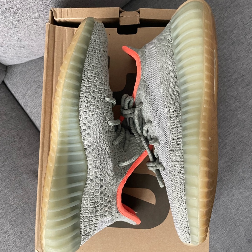 Adidas Yeezy Boost 350 V2 in Gray and Orange